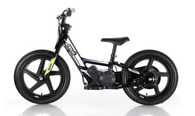 JULY PRE ORDER - Revvi Junior 16” Electric bike (Big wheel) WHITE - MotoX1 Motocross ATV 